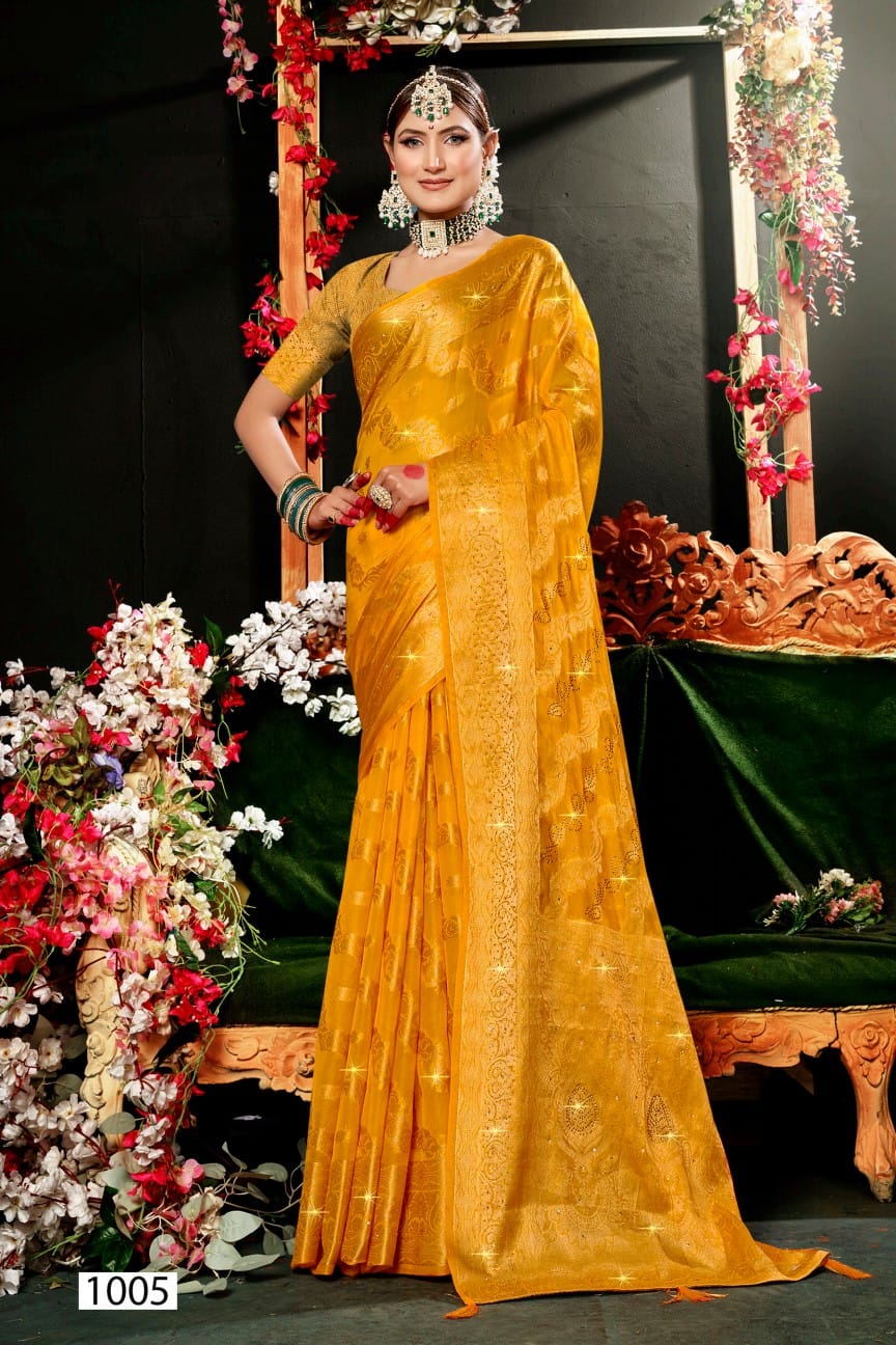Darpan Saroski Vol 2 By Saroj Organza Designer Sarees Wholesale Market In Surat
